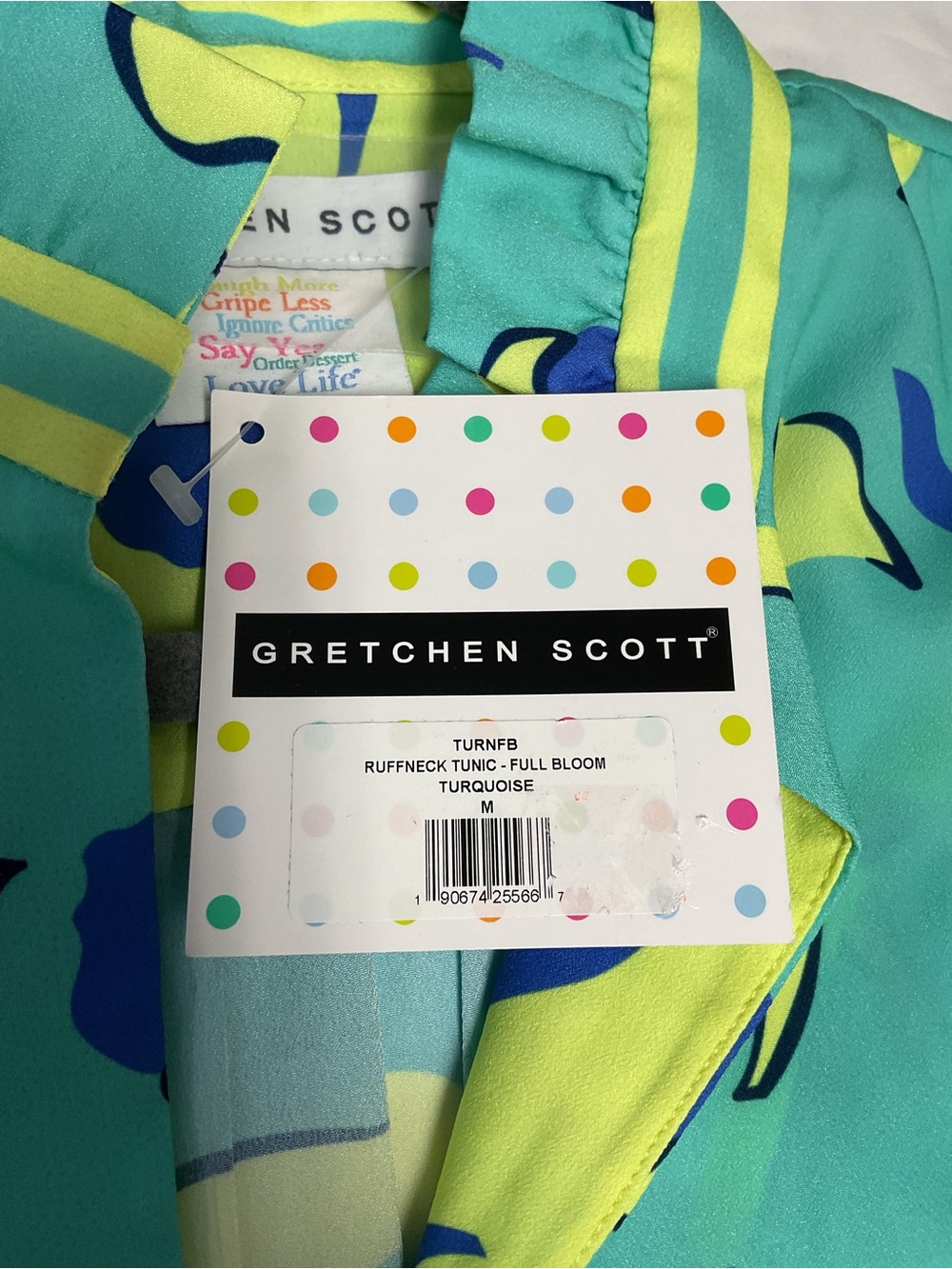 NWT GRETCHEN SCOTT Tunic Medium - Picture 8 of 8